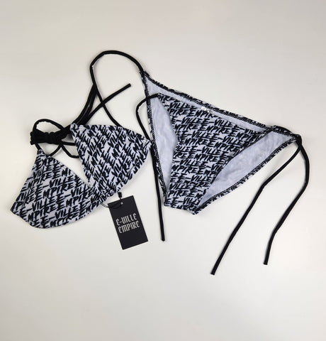 Ladies tie up bikini