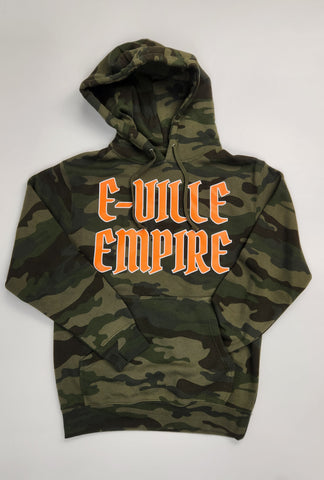 Camo Orange  stacked pullover