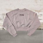 Partners in crime L/S purple crop