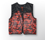 Black and Red camo perforated