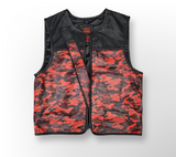Black and Red camo perforated