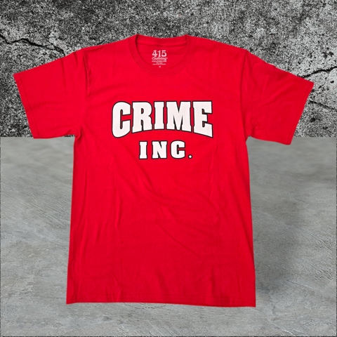 Only a crime  Red tee