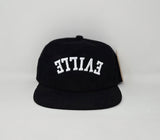 Upside Down E-VILLE Flatbrim Corduroy Snapback