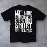 Left Lane Connoisseur Tee (black)